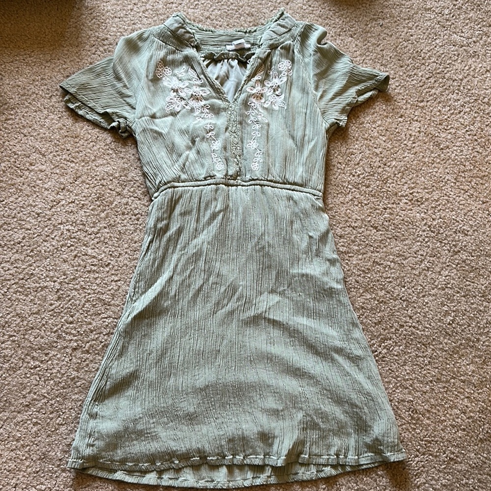 Sage Green Summer Dress